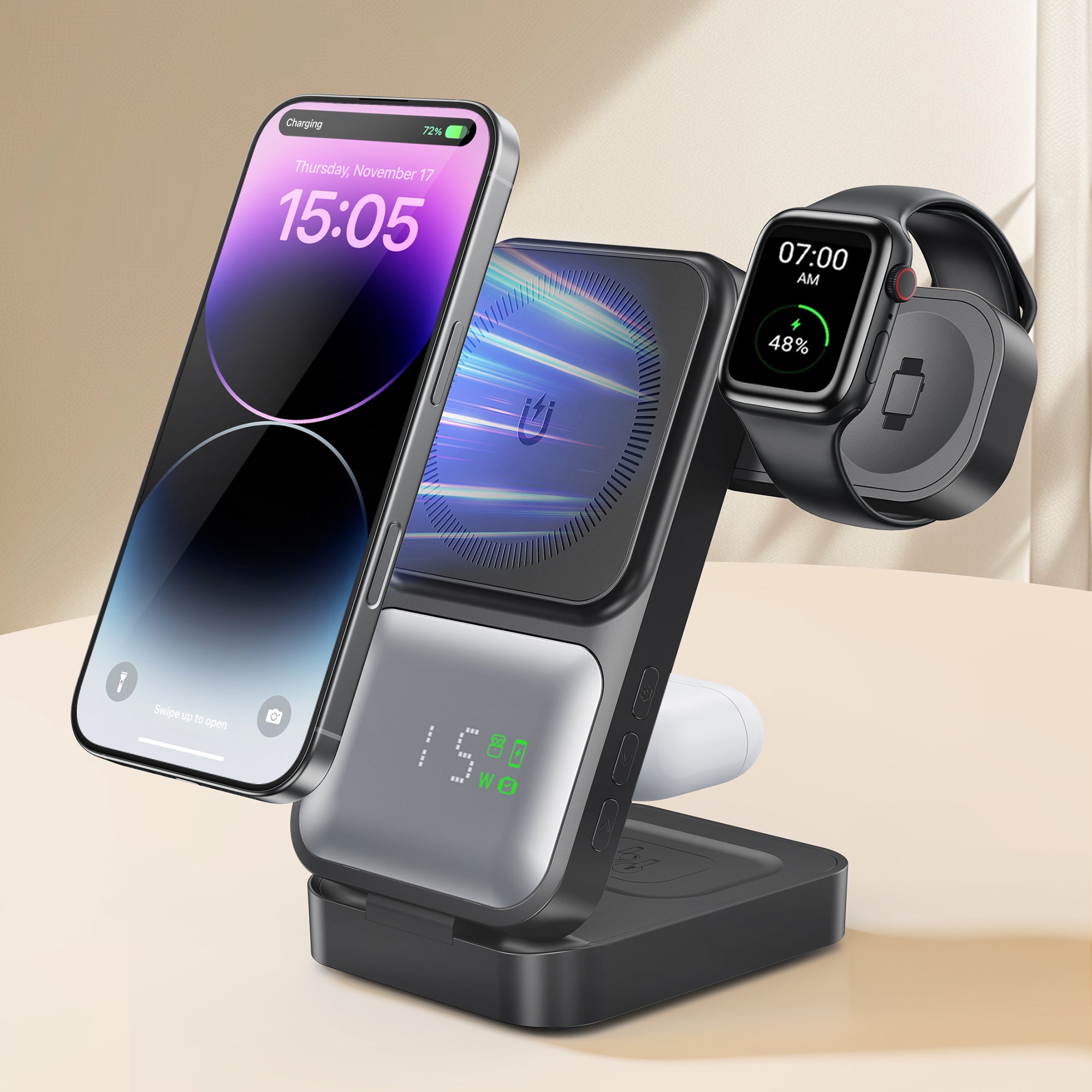 GUSGU MagTime 4-in-1 Charging Station