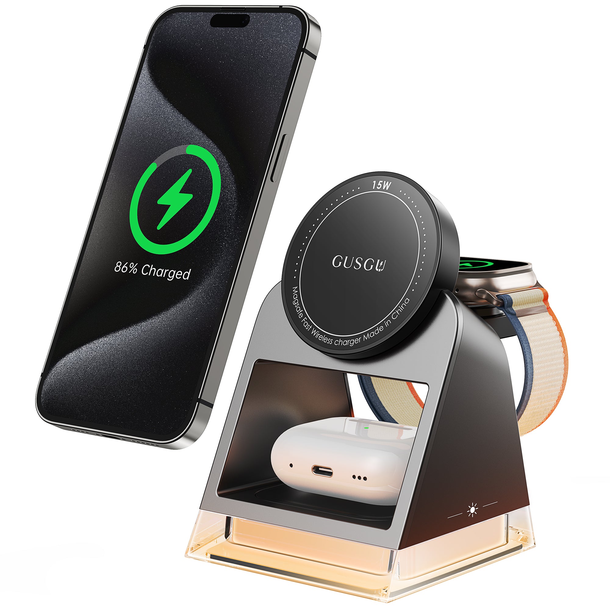 GUSGU C2-TR Wireless Charging Station