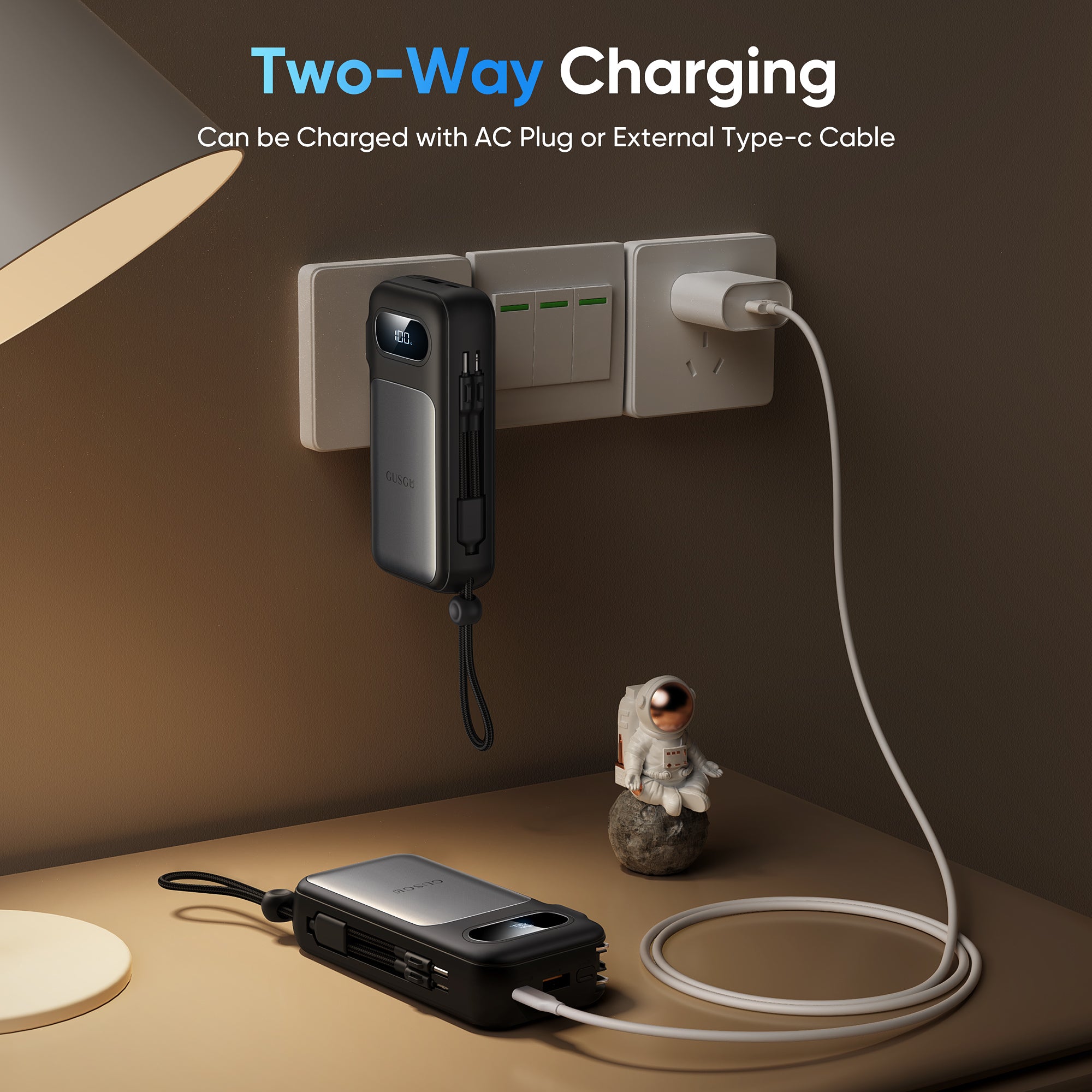 GUSGU X2 10000mAh Power Bank