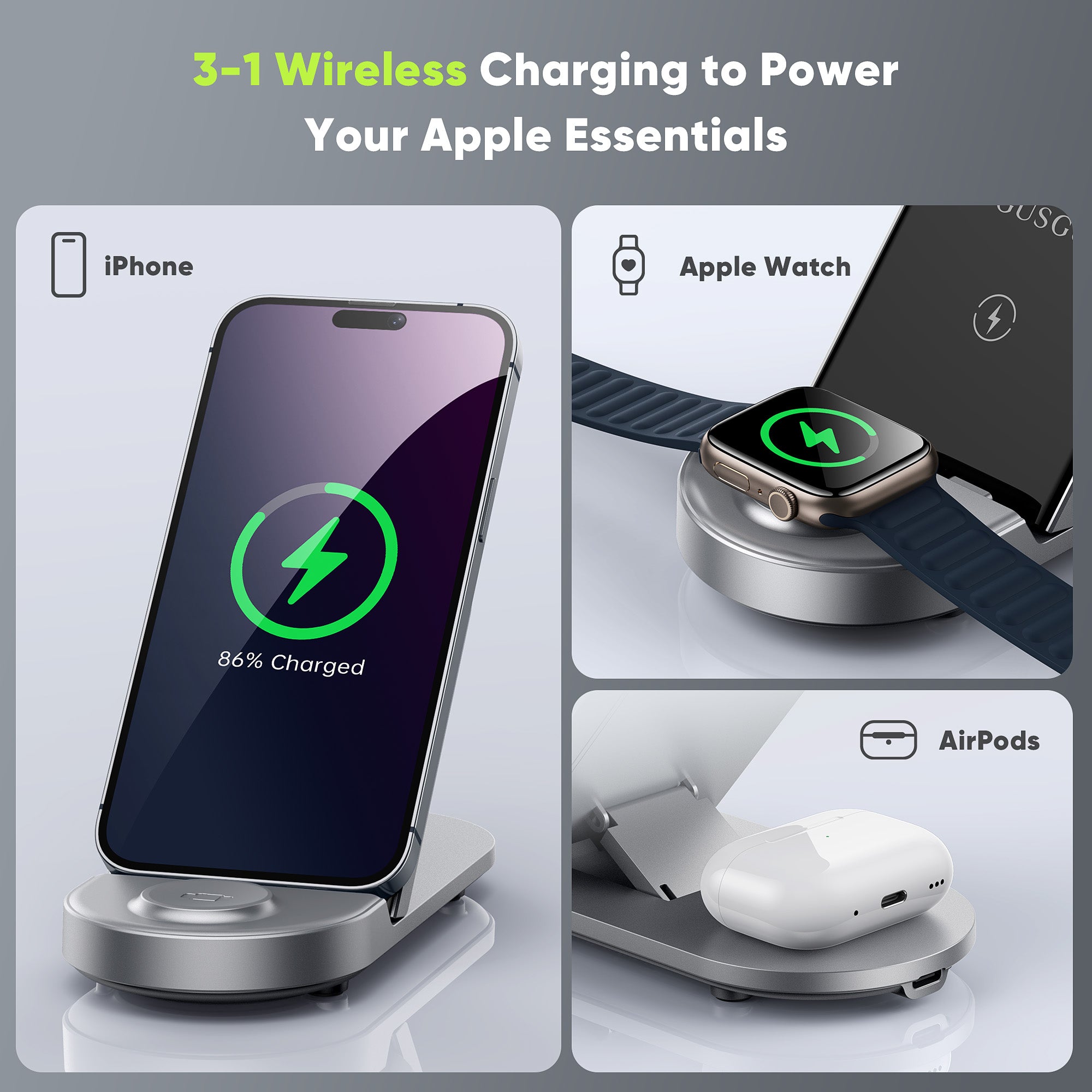 GUSGU C12 Wireless Charging Station