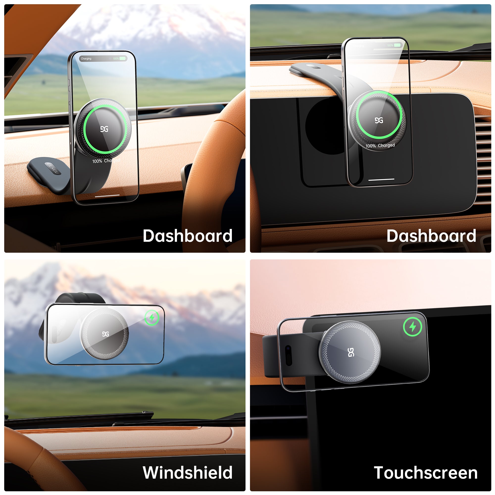 GUSGU Mount3 Wireless Car Charger