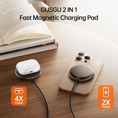 GUSGU C2M-Elite QI2 Wireless Charger
