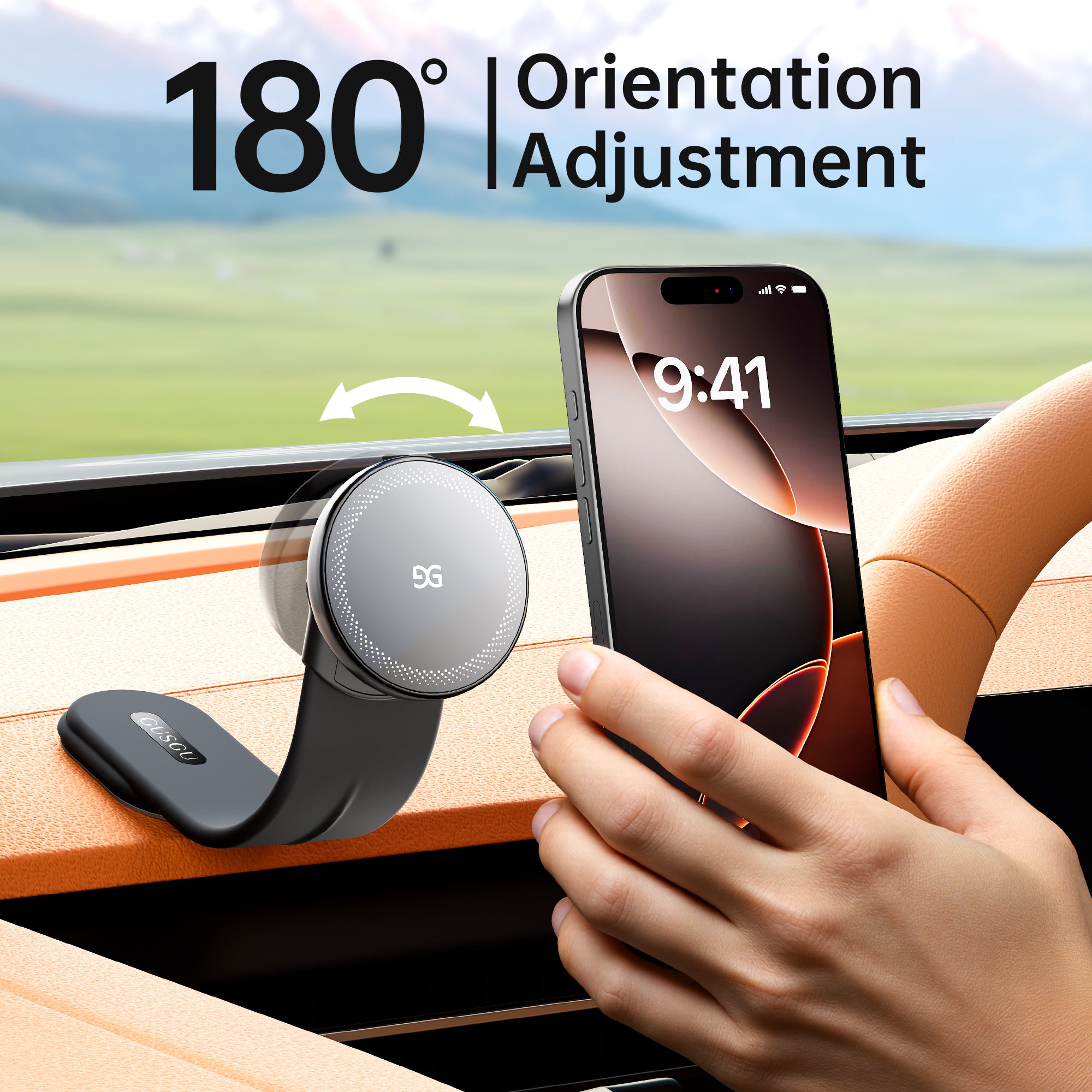 GUSGU Mount3 Wireless Car Charger