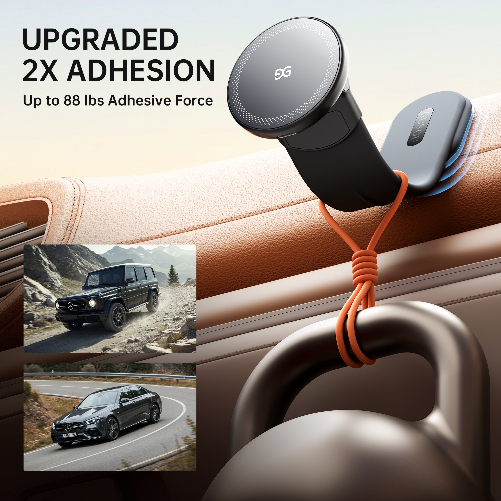 GUSGU Mount3 Wireless Car Charger