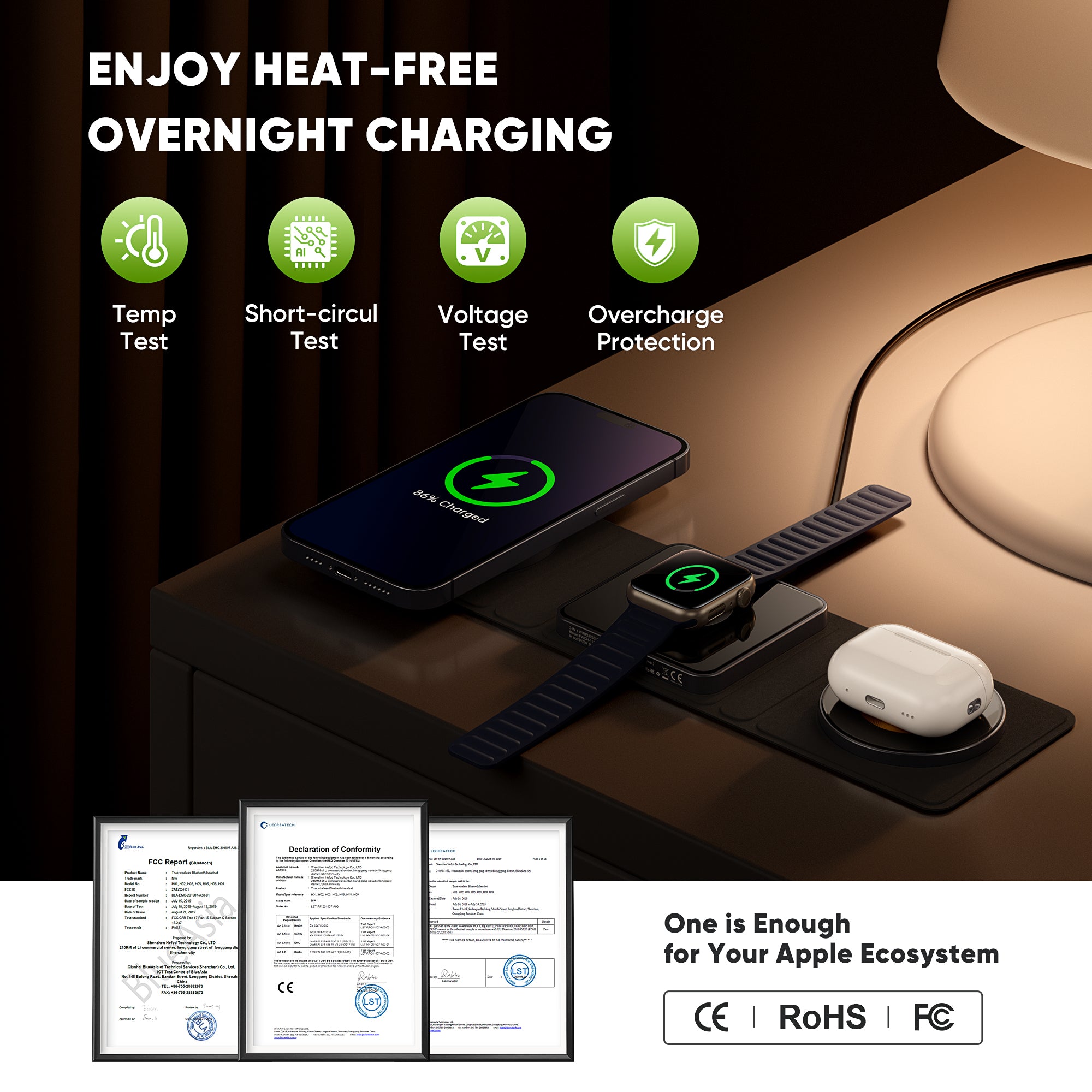 GUSGU C2-Fold Wireless Charging Station