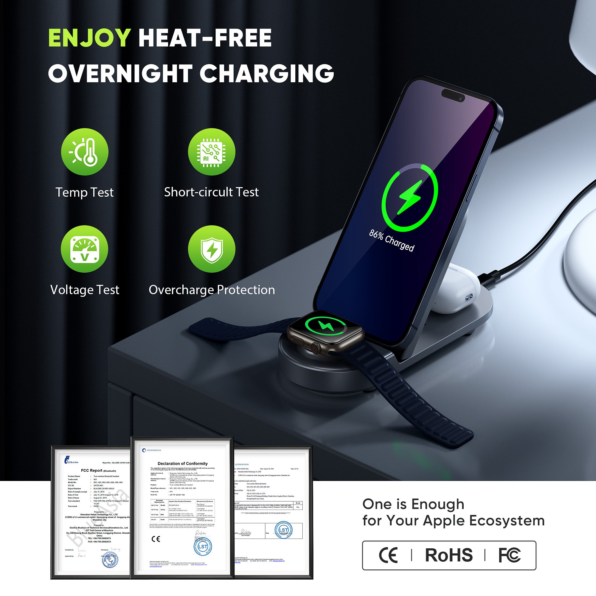 GUSGU C12 Wireless Charging Station
