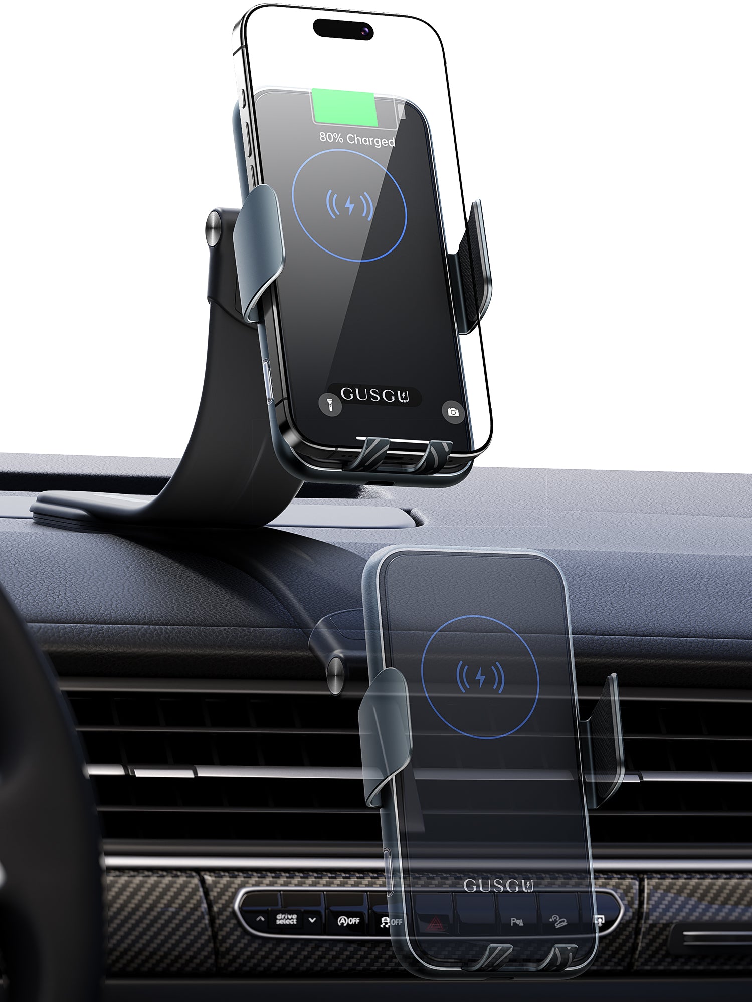 GUSGU Mount7 Car Mount Charger