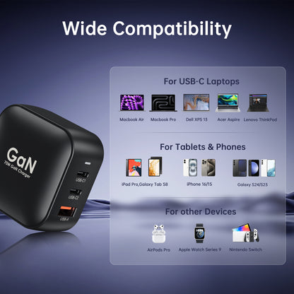GUSGU A70 70W GaN Wall Charger