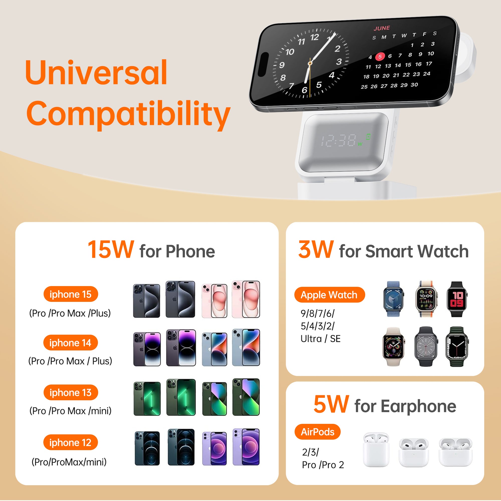 GUSGU MagTime 4-in-1 Charging Station