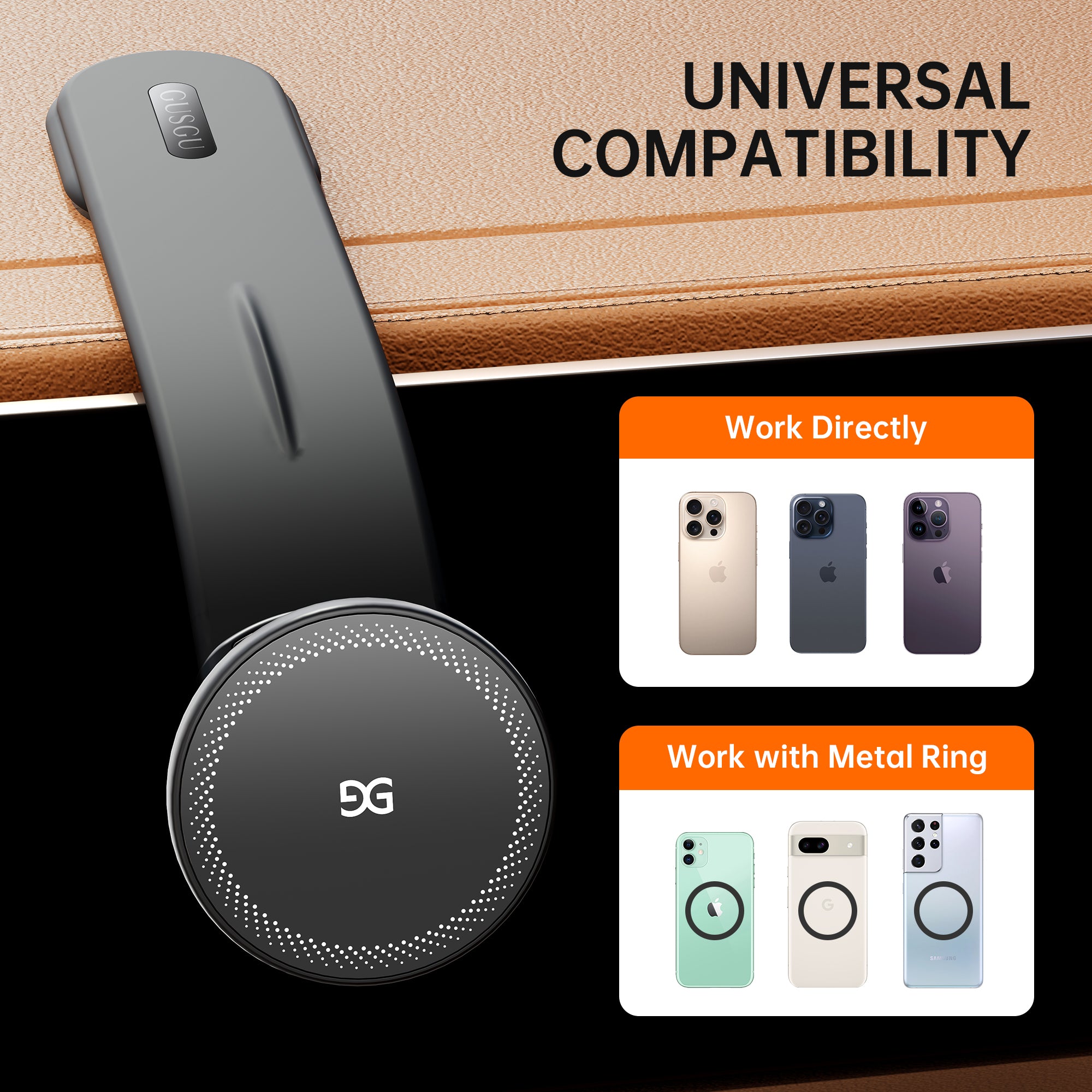 GUSGU Mount3 Wireless Car Charger