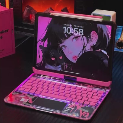 GUSGU Cyberpunk iPad Keyboard